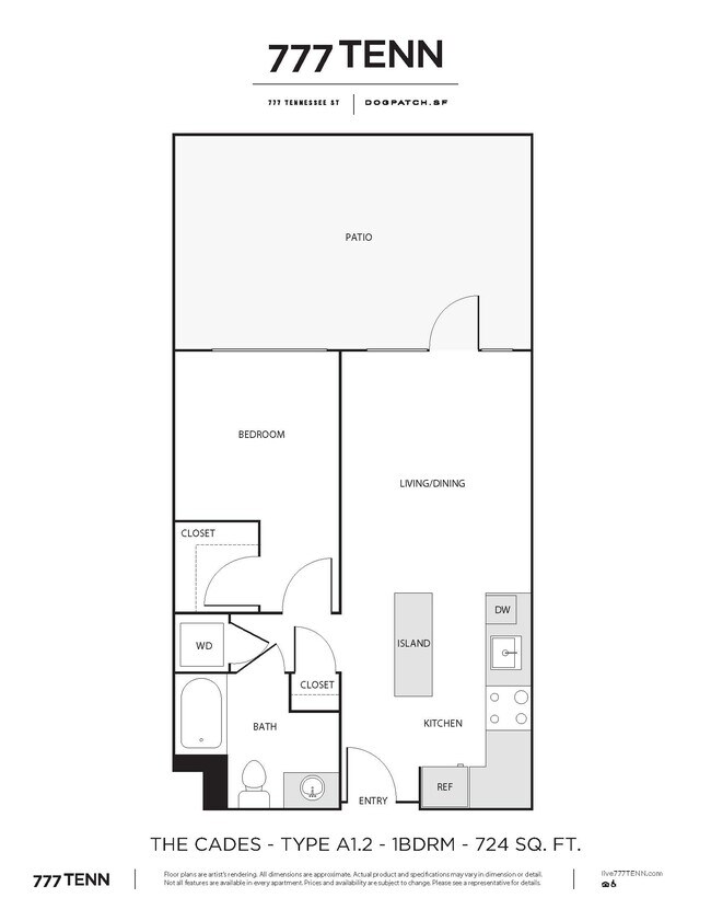 The Cades 509 floor plan
